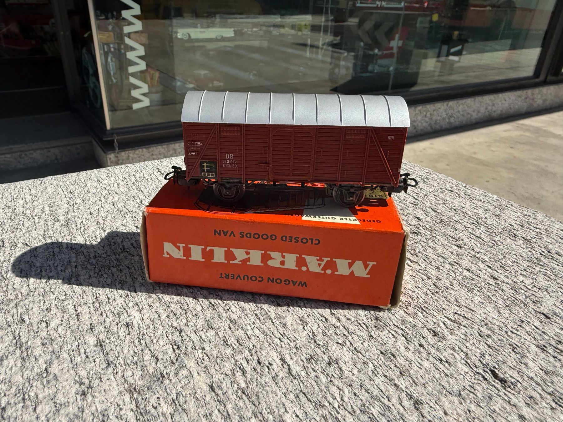 Märklin Modellini di ferrovie: Märklin 4505 Güterwagen db – Usato da Chiasso venduto da Carrara-Modellismo 2