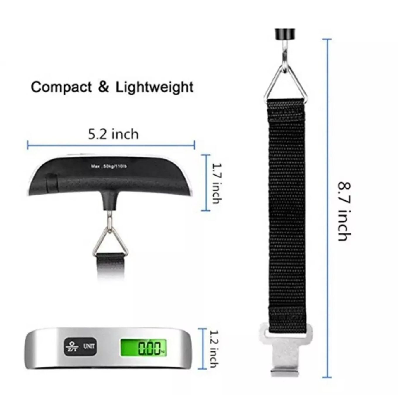 Accessori da laboratorio: Kofferwaage Digital bis 50kg – Nuovo e nell'imballaggio originale da HORN venduto da Beat2fast4you 4