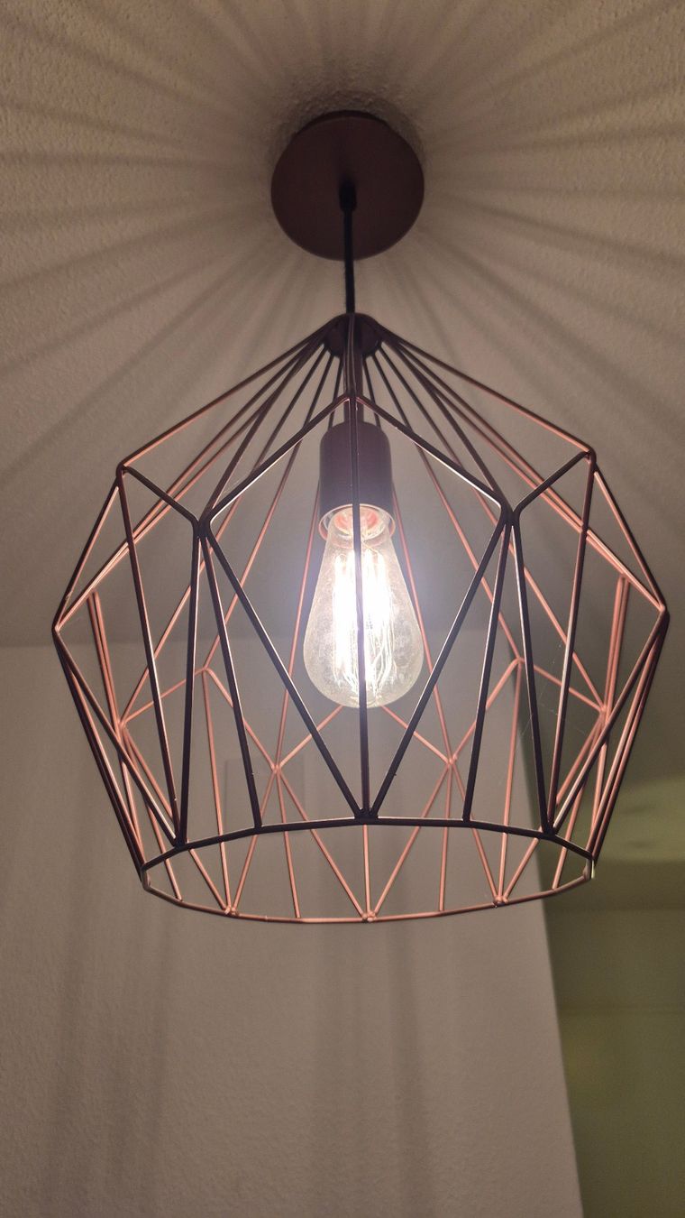 Lampadari & plafoniere: Industrial Deckenlampe in Rosegold – Usato da Zürich venduto da Bunnysat