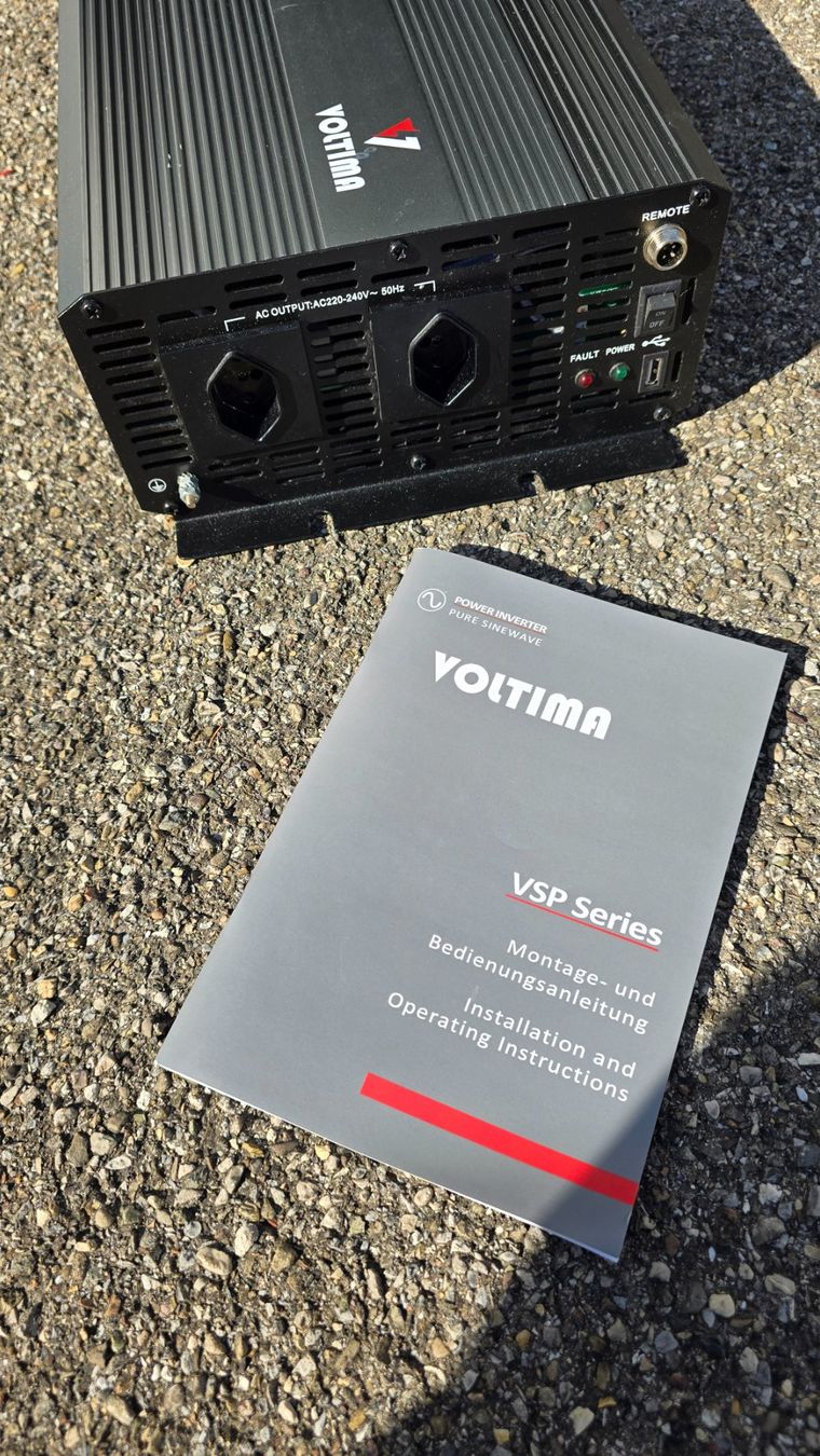 Wechselrichter: Voltima VSP1524 Inverter mit reinem Sinus – Gebraucht aus Schaffhausen von ora_fpw6