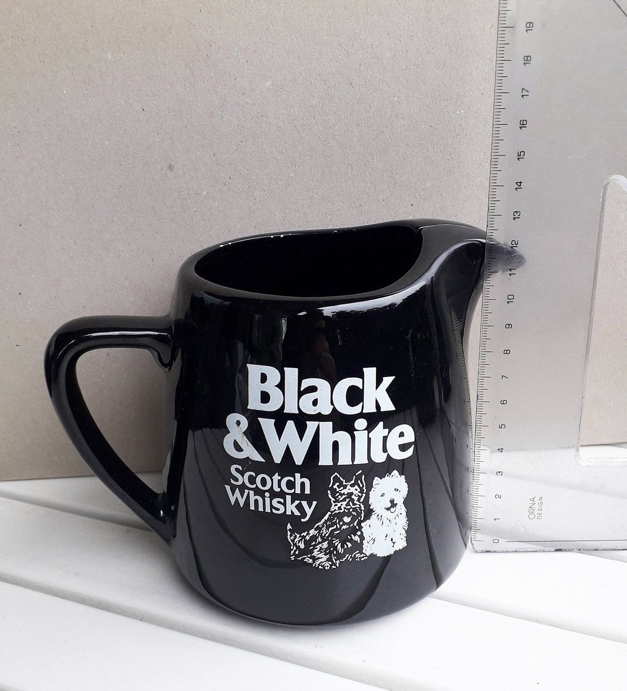 Karaffen: Vintage "Black & White" Whiskykrug - # 3 – Neu (gemäss Beschreibung) aus Lugano von Maurizio_Collector 1