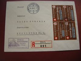 25.IV.42 ALTSTOFFVERWERTUNG MUSTERMESSE BASEL NACH ENGELBURG