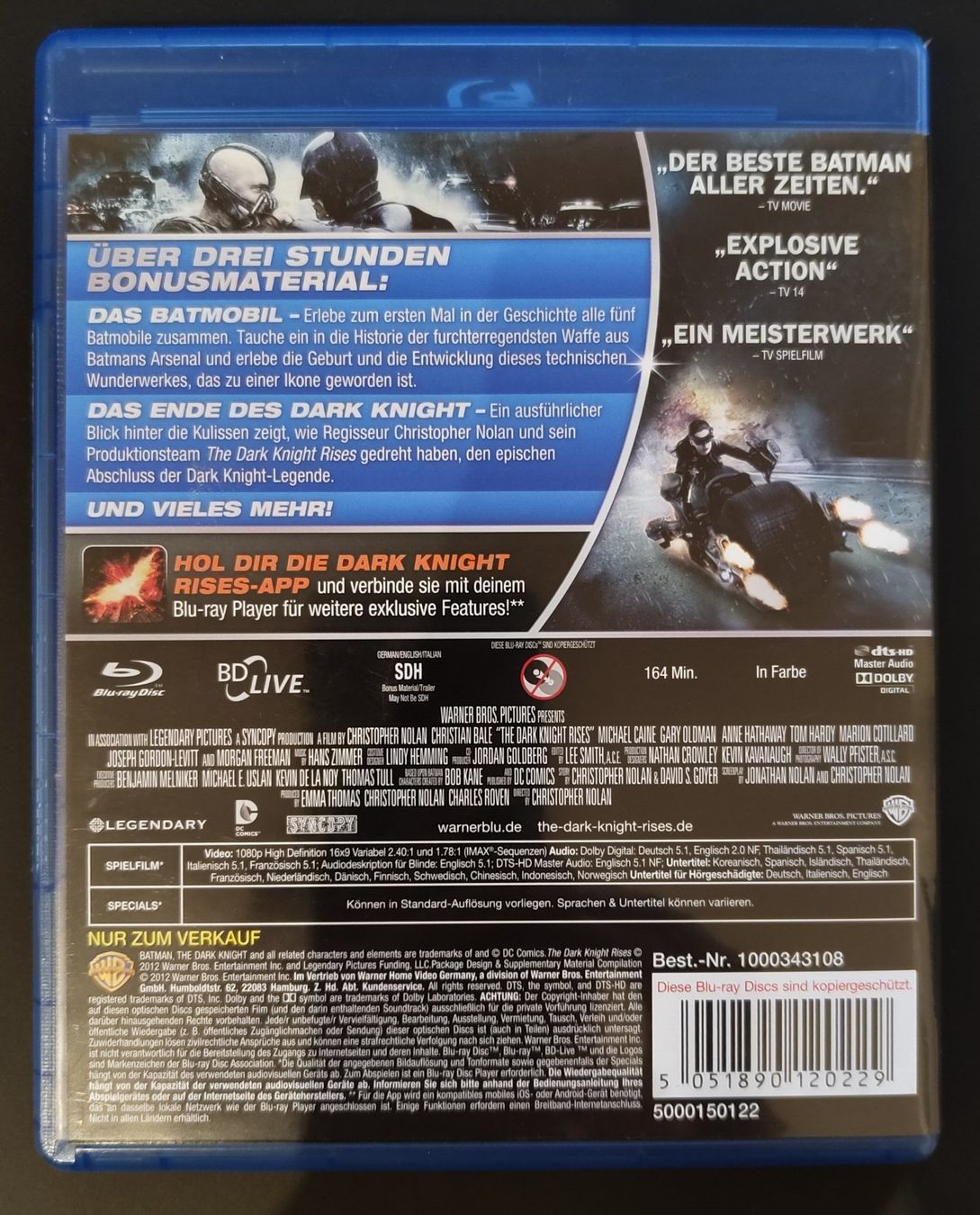 Tutti i DVDs: The Dark Knight Rises – Usato da Chur venduto da HerrlichCH 1