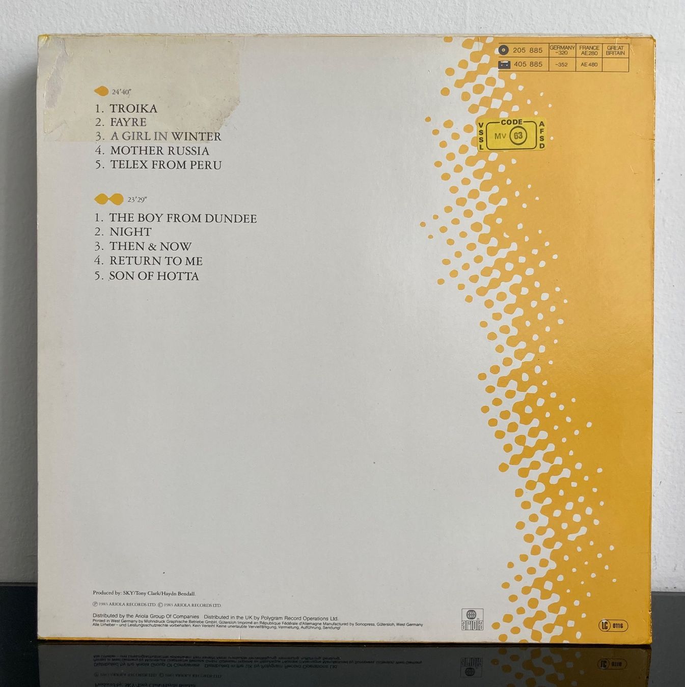 Dischi in vinile: Sky - "Cadmium..." LP *1983* – Usato da Wettingen venduto da 12.Zoll.Vinyl 1