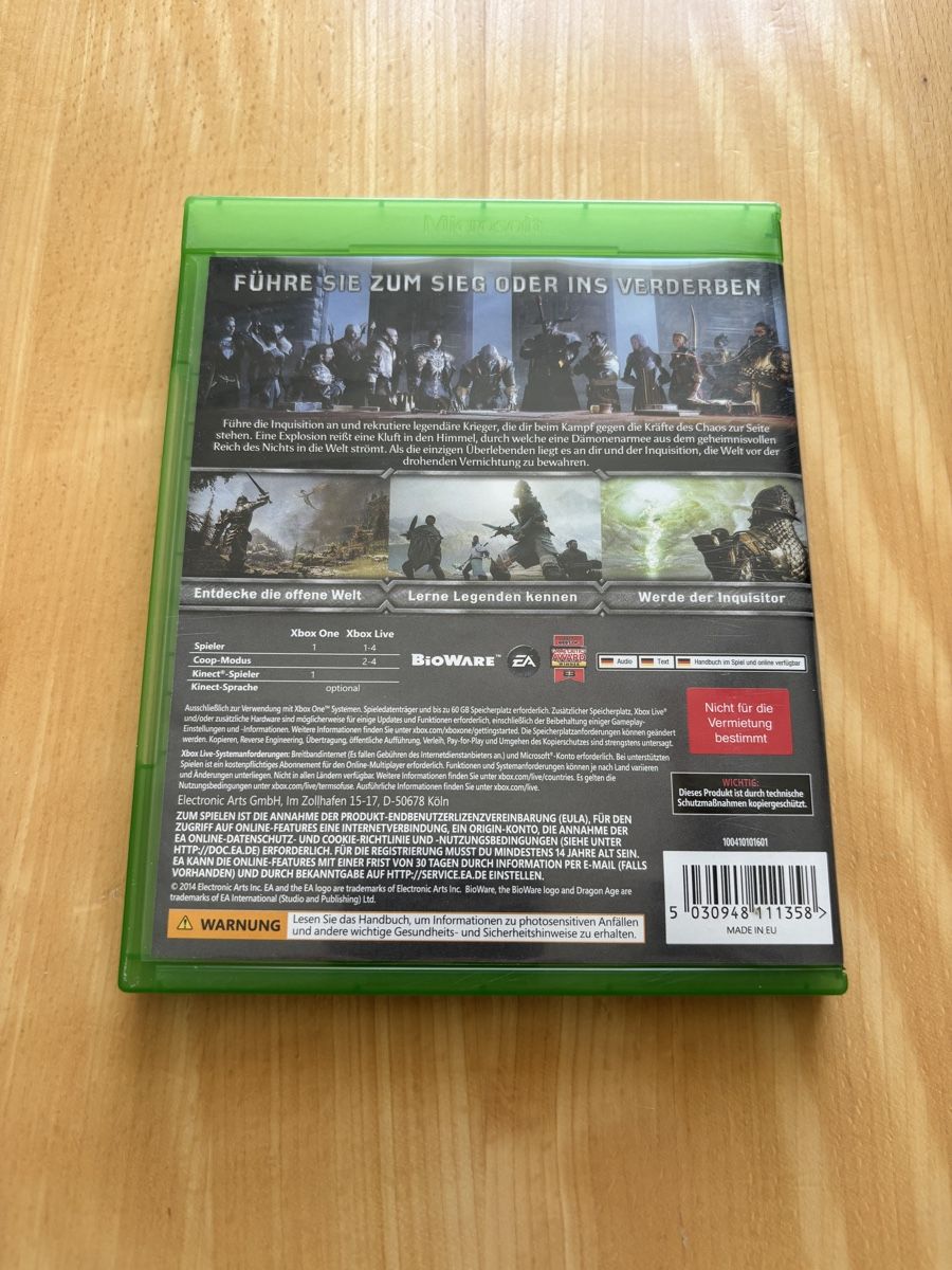 Giochi: Dragon Age: Inquisition - Xbox One – Usato da Luzern venduto da Armastra 1
