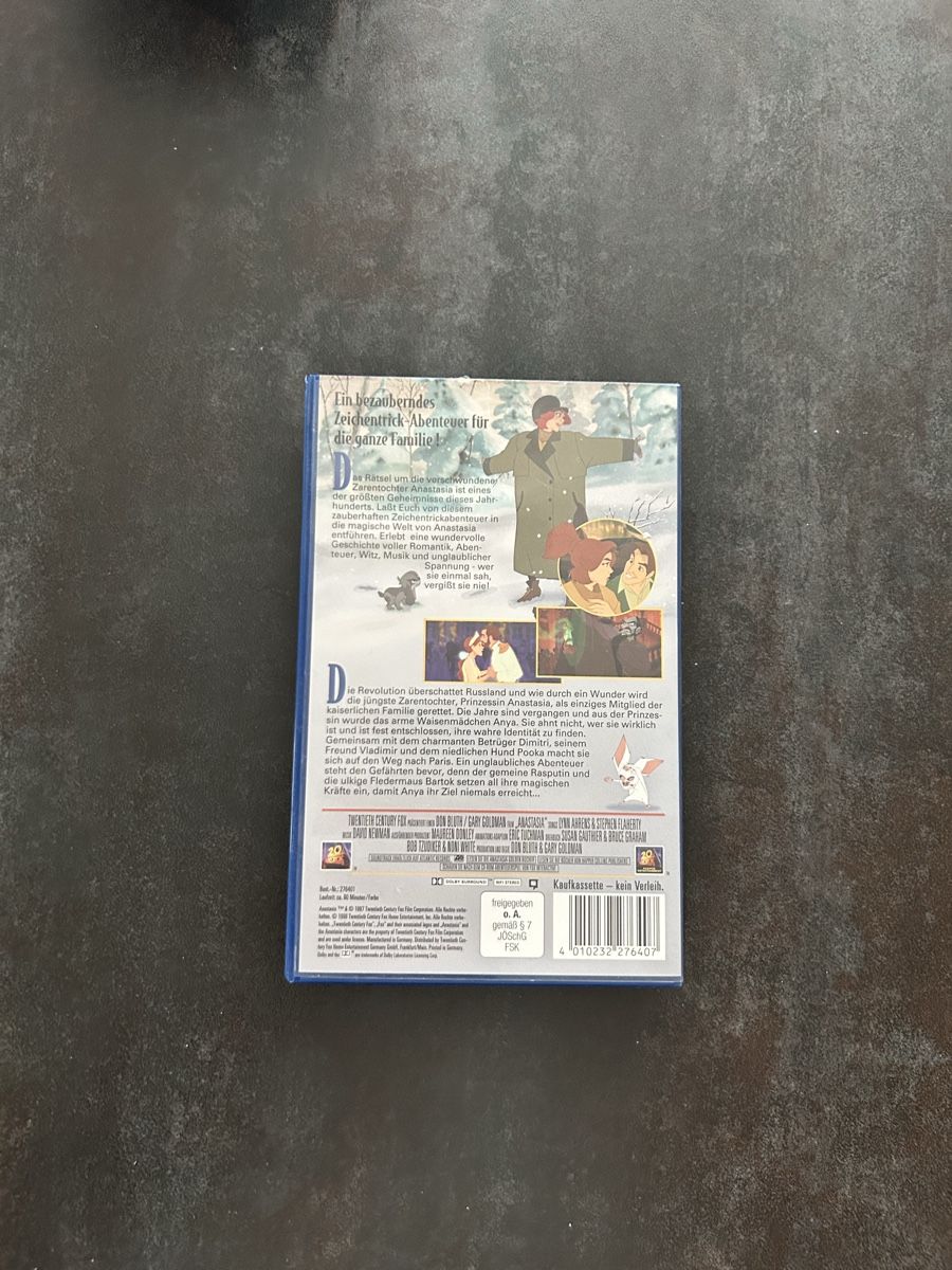 Alle VHS: Anastasia – Gebraucht aus Aarau von Gr07 1