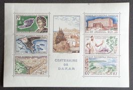 AFRIQUE OCCIDENTALE 1958: Centenaire de Dakar, le bloc **