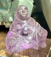 Hübsche Buddha Figur aus Amethyst handgefertigt 66g✨