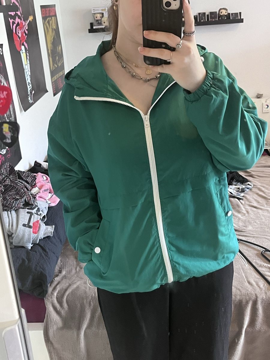 C&A Jacken: Grüne Windjacke/Windbreaker Gr. 42 – Neu (gemäss Beschreibung) aus Näfels von sponge240 6