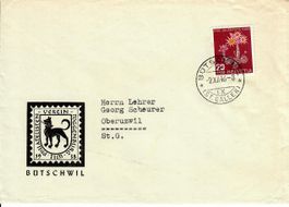 Brief, Bütschwil  1946
