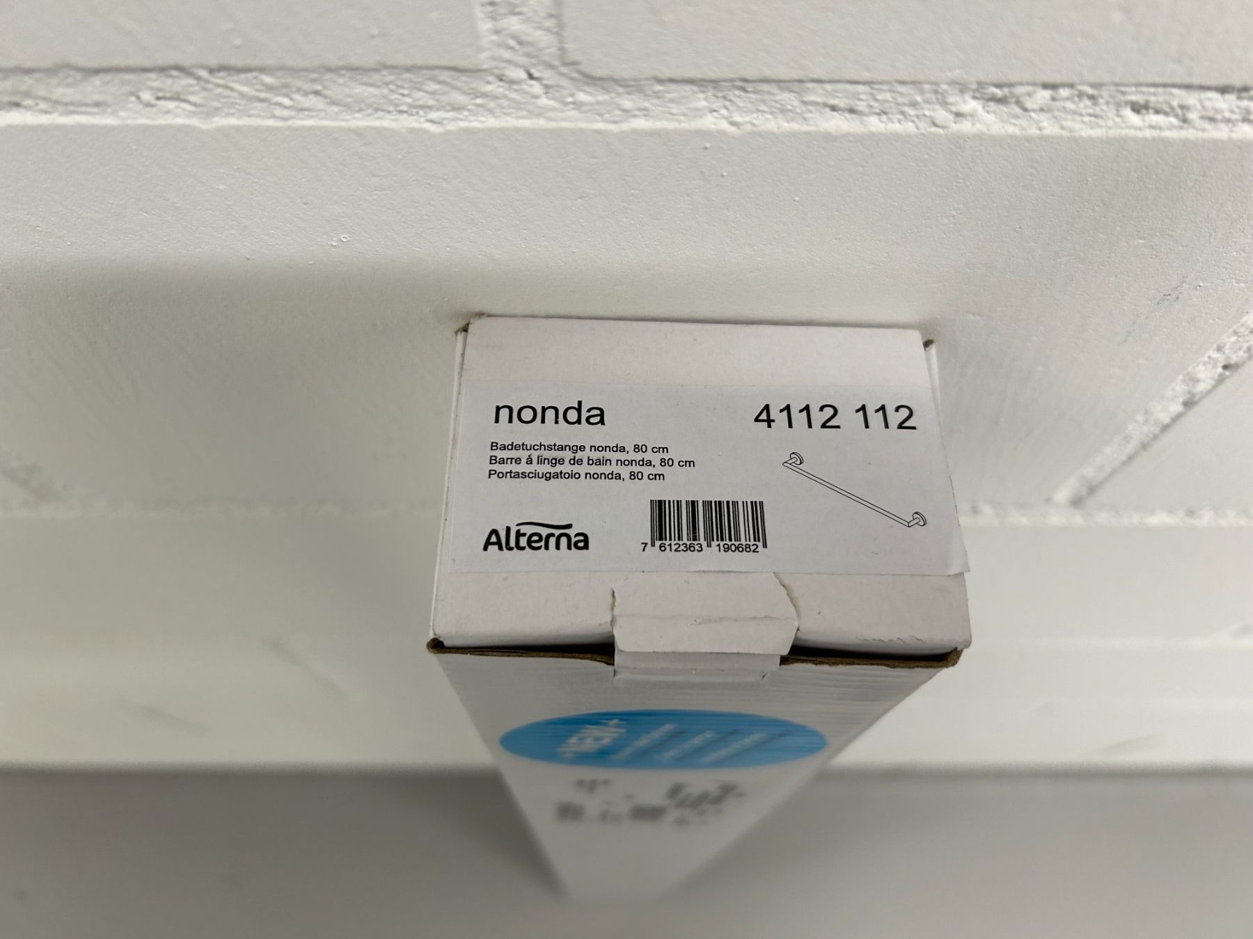 Alterna Portasciugamani: Badetuchstange 80 cm, Neu und Originalverpackt – Nuovo e nell'imballaggio originale da Wängi venduto da Argon180