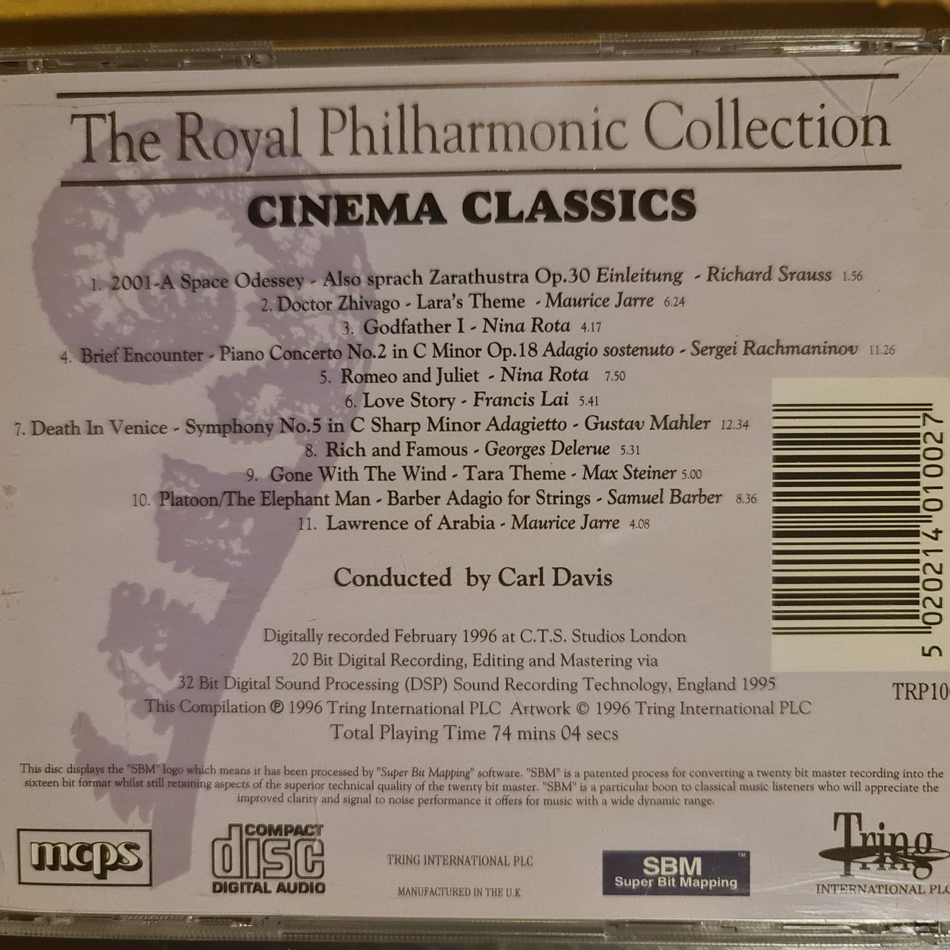 CD: CD Cinema Classics – Usato da Dintikon venduto da Vexi 1