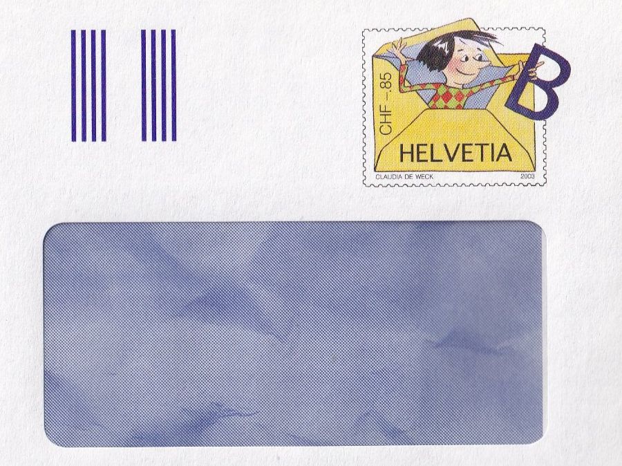 Alle Briefmarken: 2 buste preaffrancate posta A + B 2003 – Neu (gemäss Beschreibung) aus Castione von Rx-stamps 2