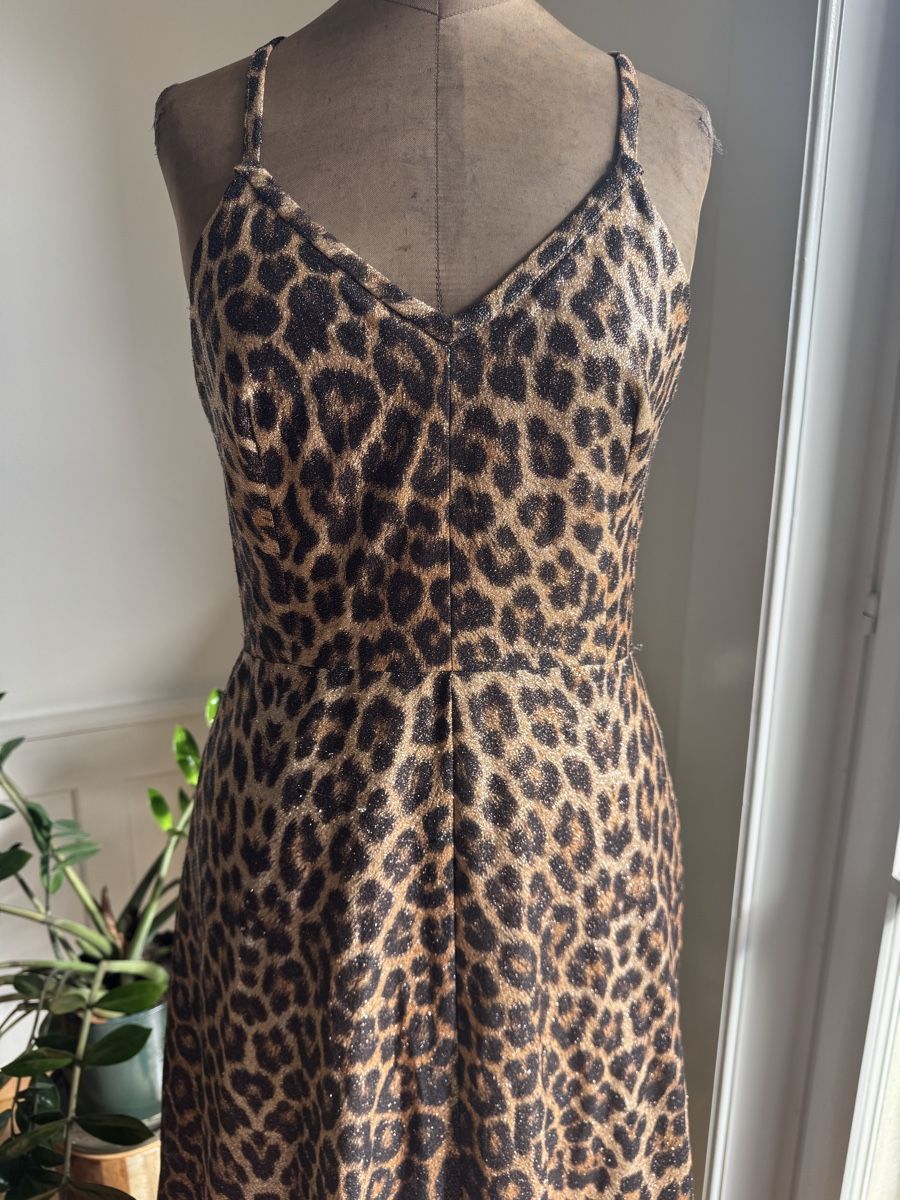 Kleider: Lurex Vintage Leo Kleid Leopard S – Gebraucht aus Zürich von Lola_from_the_West 1