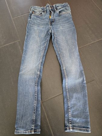 H&M Jeans Skinny Fit blau Grösse 134
