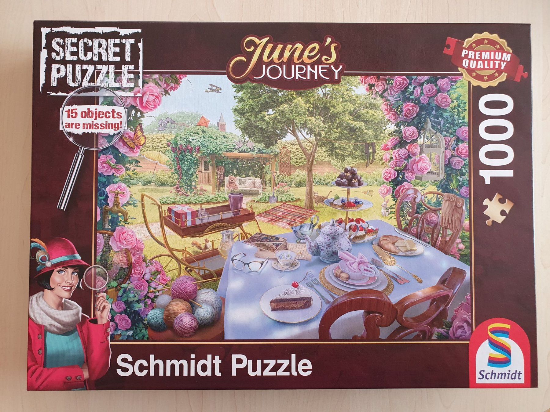 Ravensburger Puzzle: Lässiges Schmidt Secret Puzzle 'June's Journey' – Usato da St. Margarethen TG venduto da Schachmatt 1