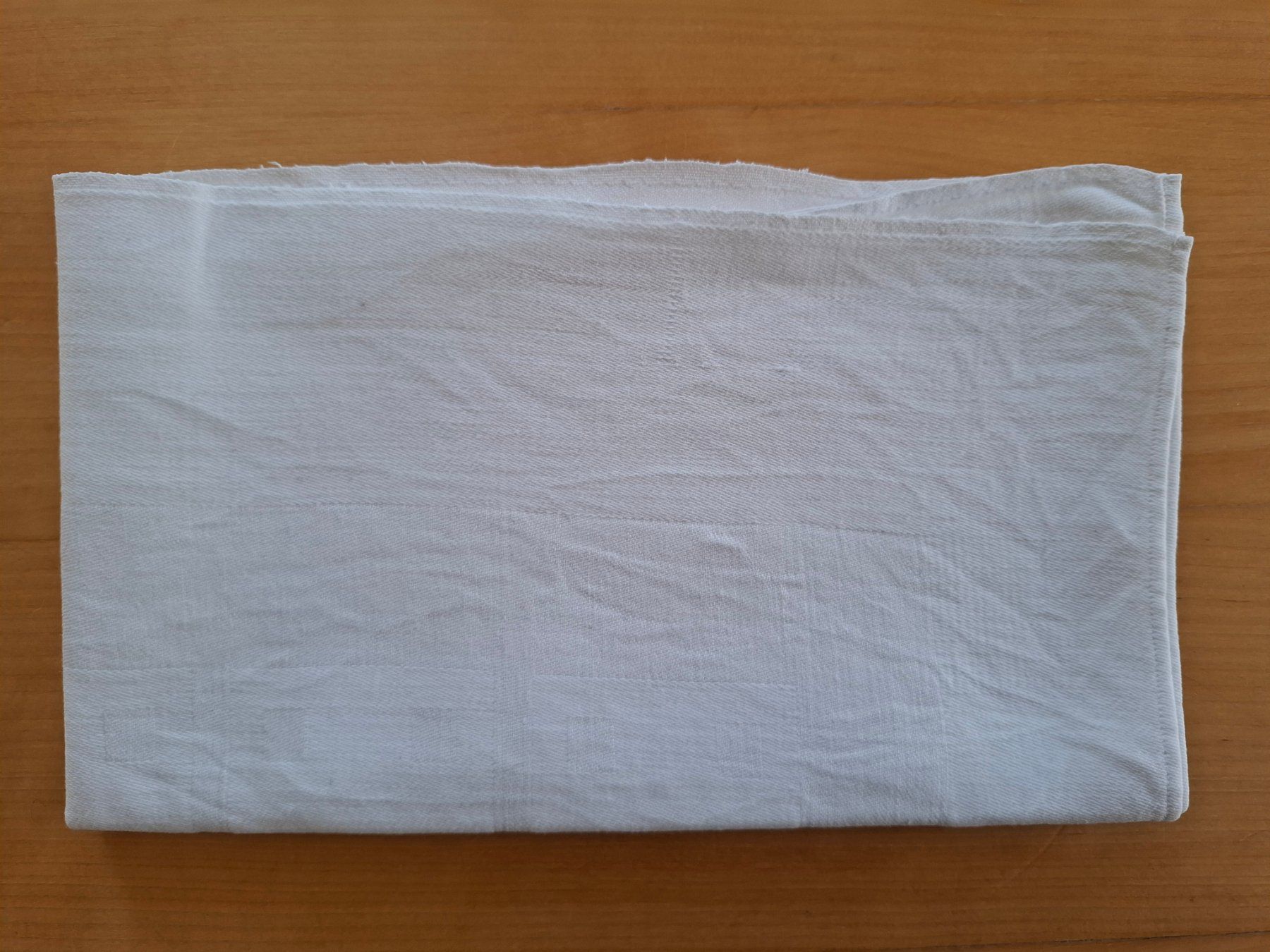 Tovaglioli: 1 weisse Stoffserviette, Vintage – Usato da Zürich venduto da Romi169 1