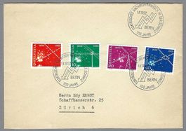 1952, 100 J. EL. NACHRICHTENWESEN, FDC ET-0 BERN 1.II.59
