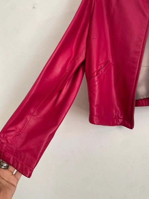 Giacche: pinke lederjacke – Usato da basel venduto da wastedworld 3
