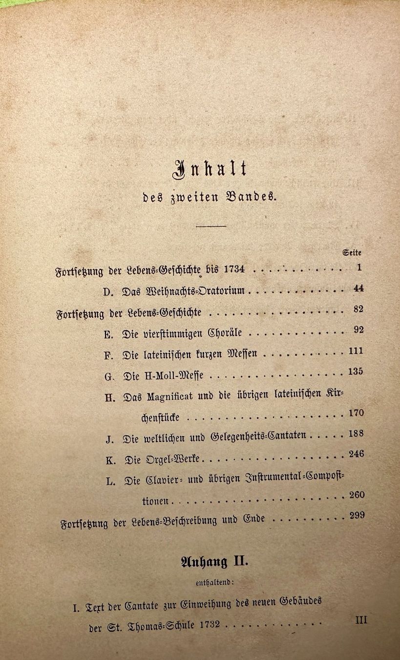 Libri: C.H. Bitter: Johann Sebastian Bach. 1865 – Usato da Zürich venduto da allp 8