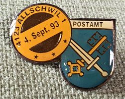 D727 - Pin PTT 4123 Postamt Allschwil 1