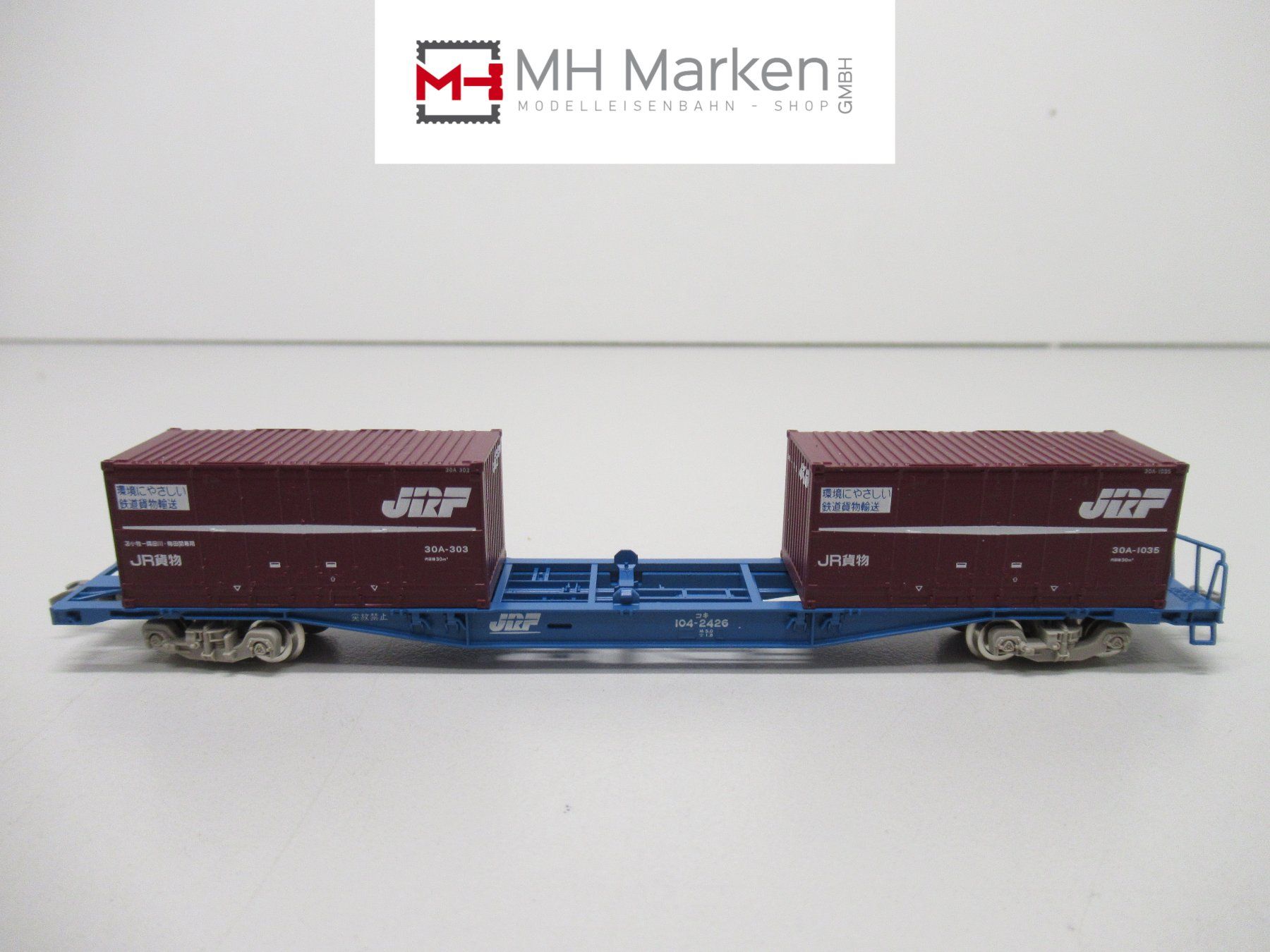 Modellini di ferrovie: Tomix 2470 Containerwagen KOKI 250000 DC Spur N – Usato da Basel venduto da mhmarken