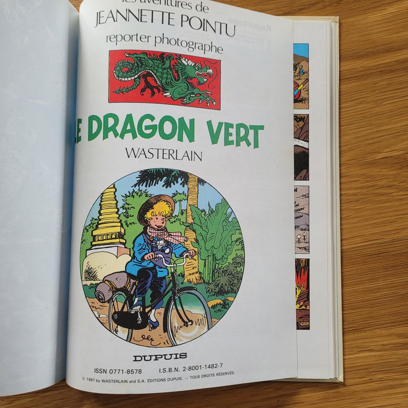 Fumetti: BD EO Cotée Jeannette Pointu Tome 3 Le Dragon Vert – Usato da Biel/Bienne venduto da Destockweb 2