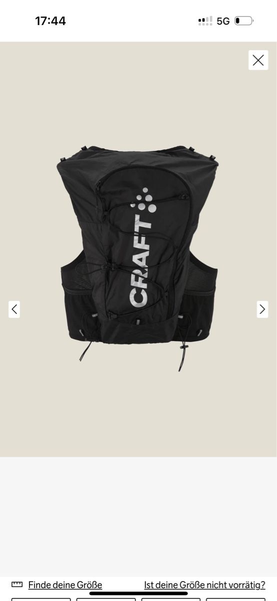 Craft Gilet & Giacche: Pro hydration vest running, hiking  – Nuovo e nell'imballaggio originale da Zug venduto da A123R 1