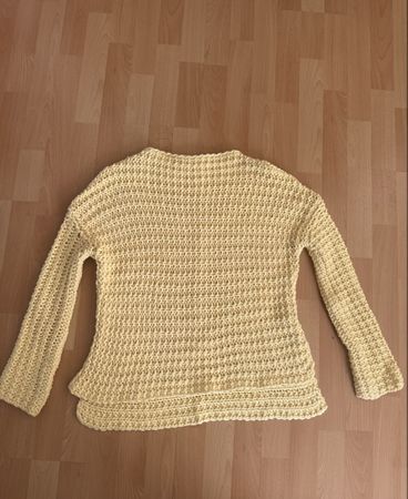 Zara Strickpullover Grobstrick Gr. M gelb 💛🌻 frühlingshaft
