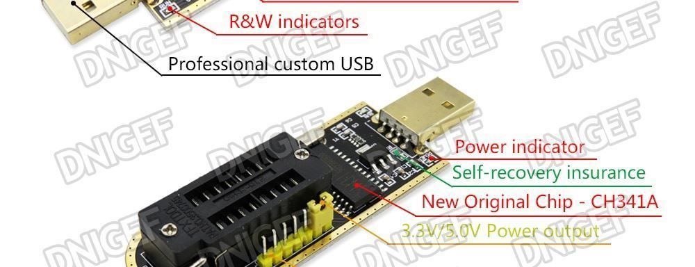 Componenti elettronici: Kit de programmeur USB pour EEPROM USB-Programmierset für E – Nuovo e nell'imballaggio originale da Delemont venduto da Superchoice 7