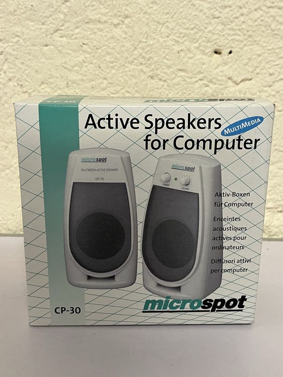 Microspot CP-30 Aktiv-Boxen, Multimedia Lautsprecher (nik98) (Neu ...