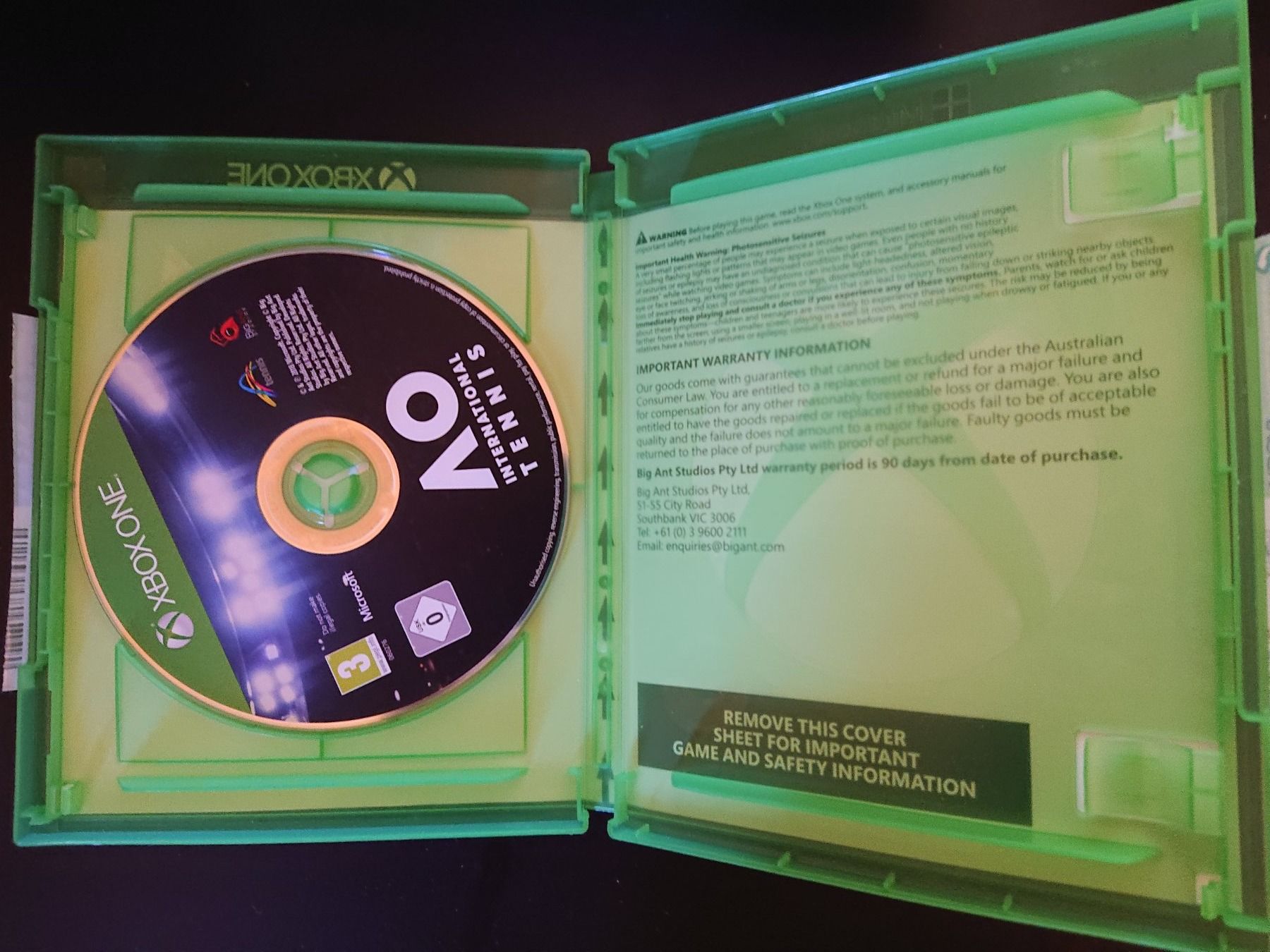 Microsoft Giochi: Microsoft XBOX One - AO International Tennis – Usato da Liestal venduto da LukiTrade 1
