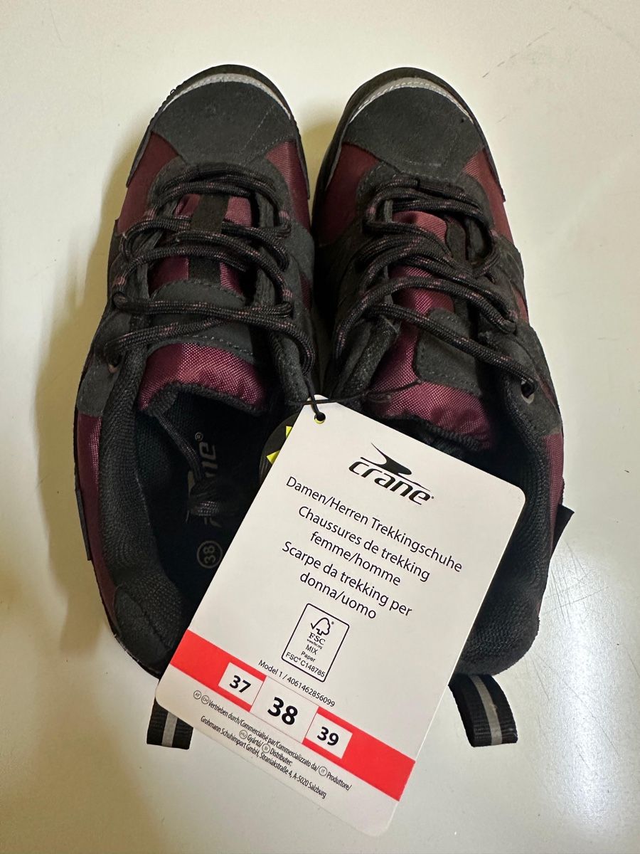 Scarpe da uomo: Wanderschuhe, Gr. 38 NEU – Nuovo e nell'imballaggio originale da Bibern SH venduto da Anuja_20 1