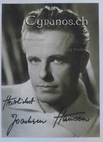 Joachim Hansen (1930-2007) Schauspieler - Autogramm