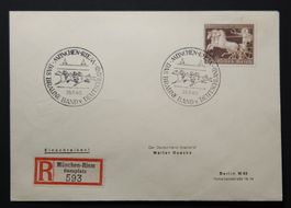 Deutsche Reich Beleg München-Riem Nr.747 SST gestempelt 250F