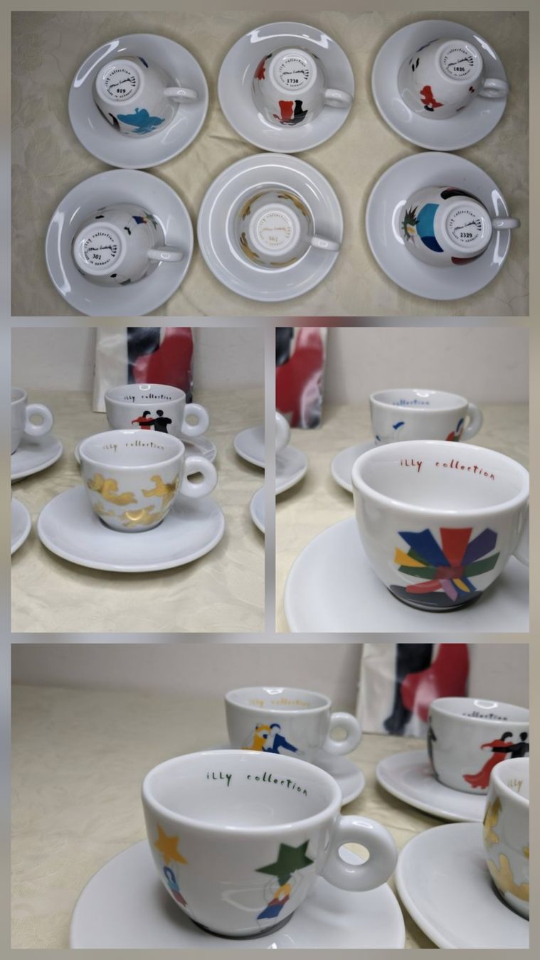 Illy Tazze: 9 Set - Illy Collection Kaffeetassen Sammlung – Usato da Meierskappel venduto da stadlin87 5
