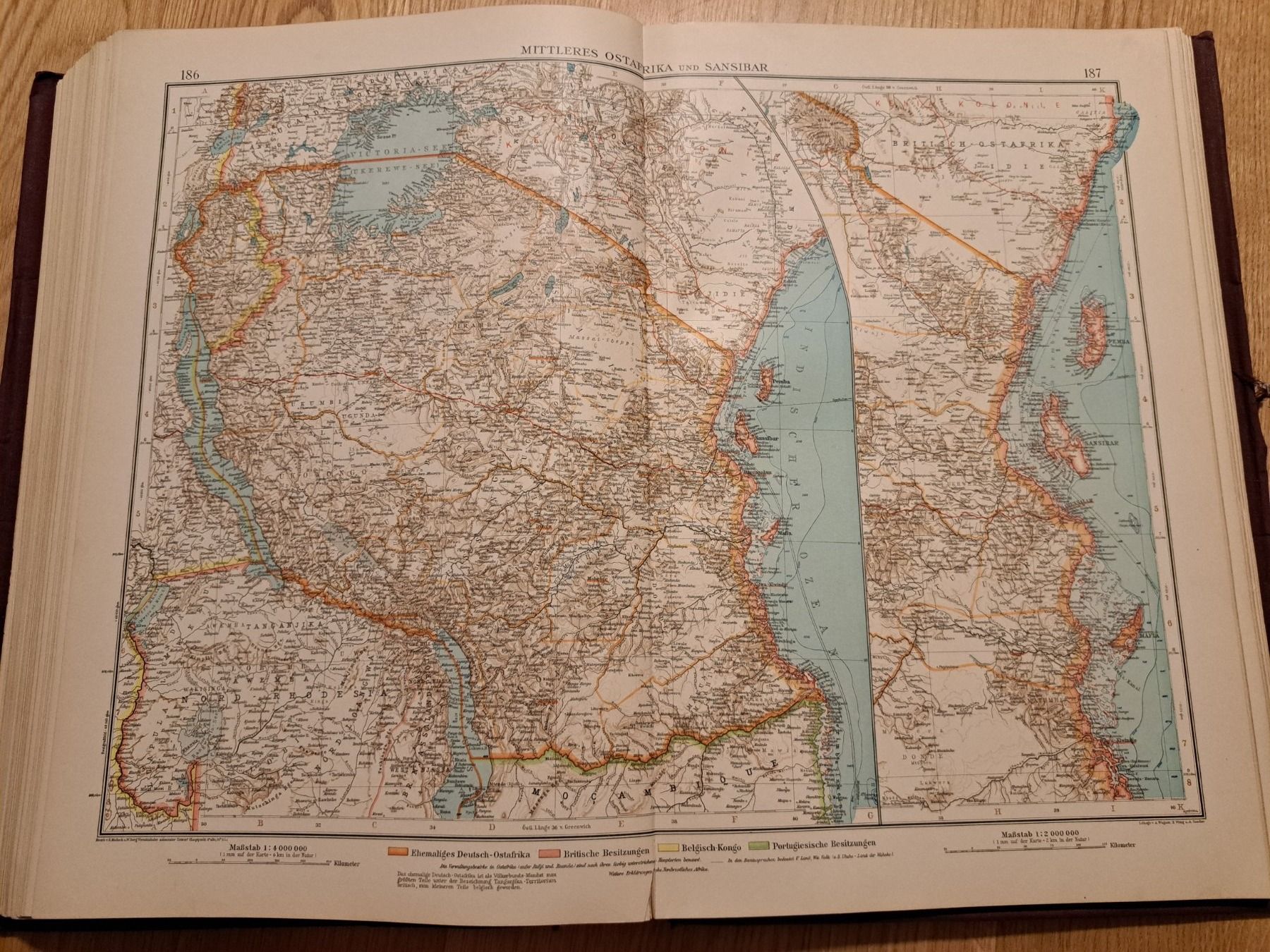 Libri: Handatlas 1924 Ambrosius – Usato da Embrach venduto da YVBER 4