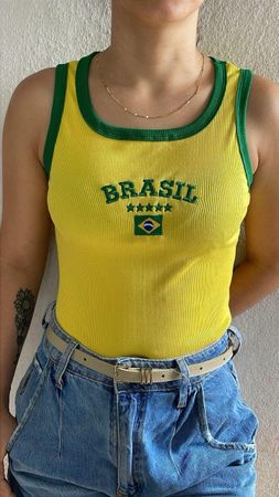 Brasilien Tanktop Grösse L für die WM!