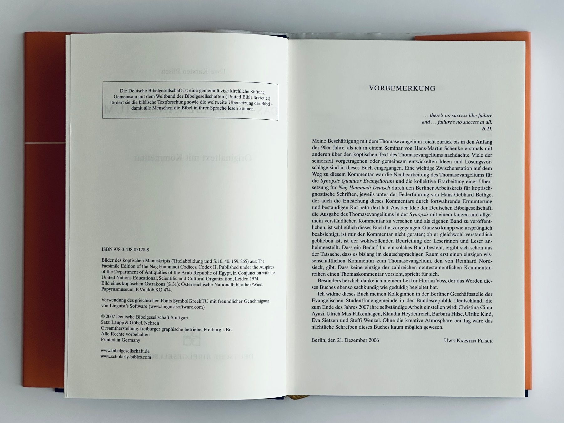 Livres: Thomasevangelium: Originaltext & Kommentar – D'occasion à Zürich par arn___ 2