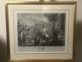 Historischer Wilhelm Tell Kupferstich / Stahlstich – Schweiz