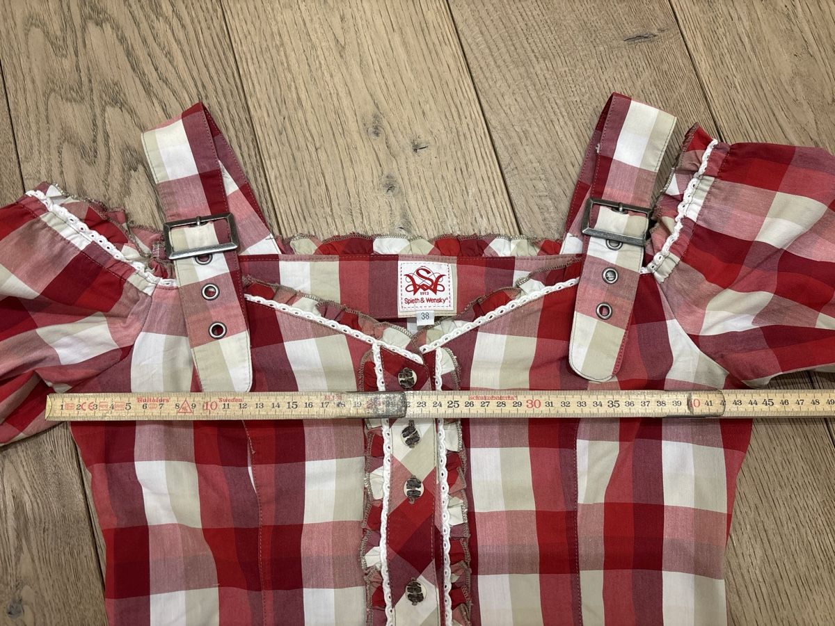 Camicette: Rote Dirndlbluse / 38 – Nuovo (secondo la descrizione) da Appenzell venduto da babet01 4