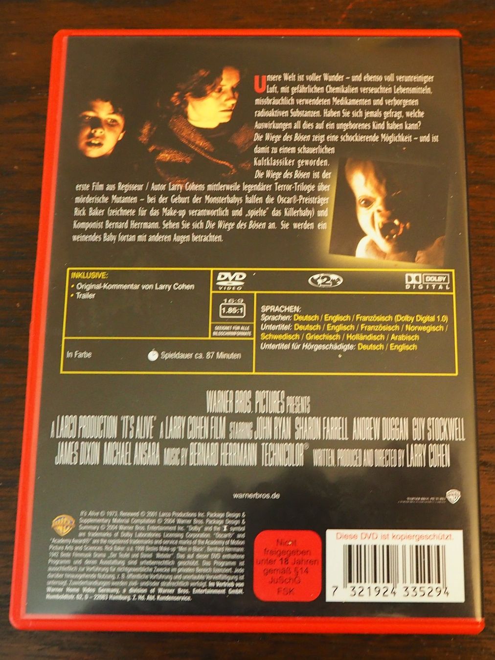 Tutti i DVDs: Die Wiege des Bösen / 1974 / John Ryan – Usato da Chur venduto da big_5zx8 1
