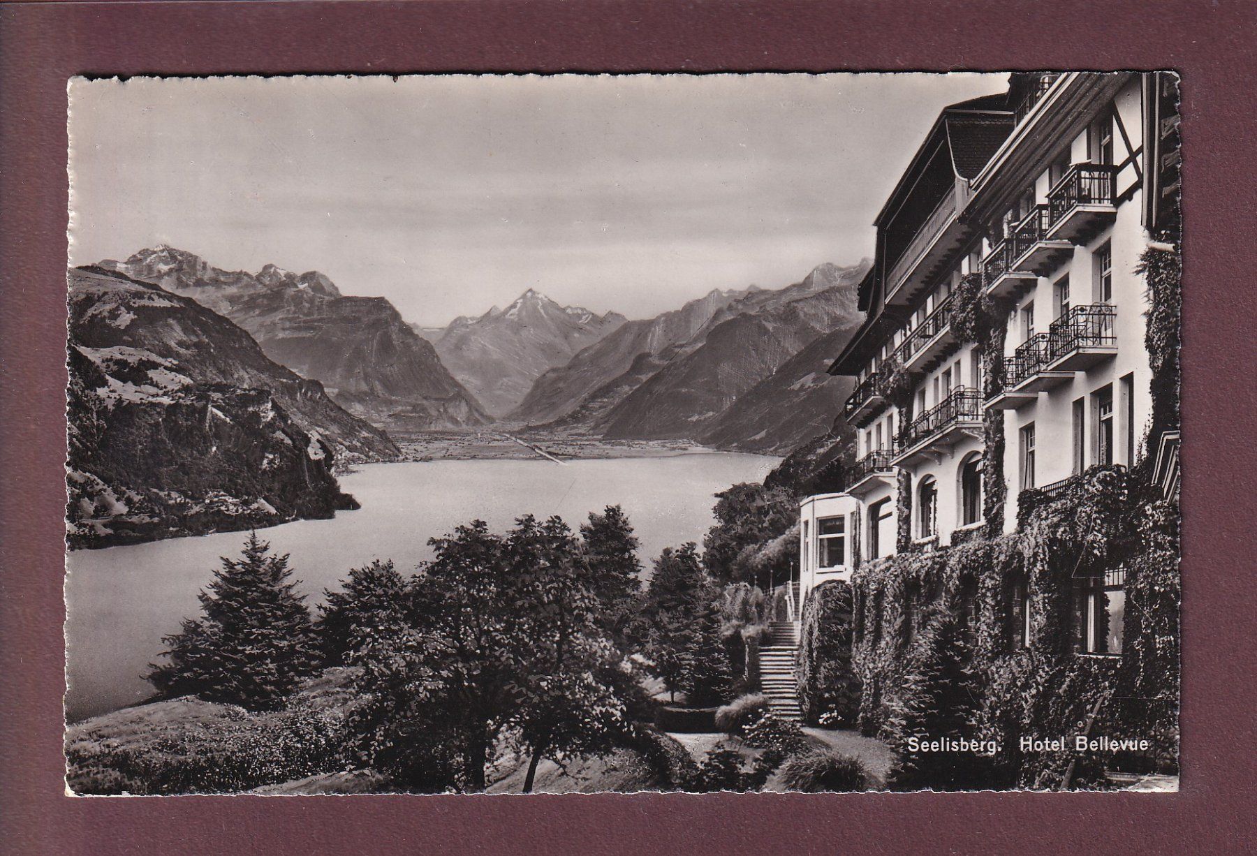 Cartes postales: SEELISBERG - Hotel Bellevue - 1948 – D'occasion à Pully par nicecards