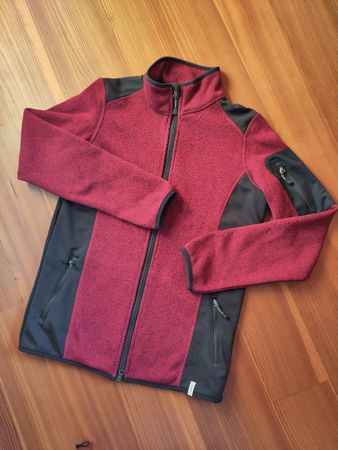 Hakro Polyester Jacke, neuwertig, bordeauxrot, Gr. M/9 Top!