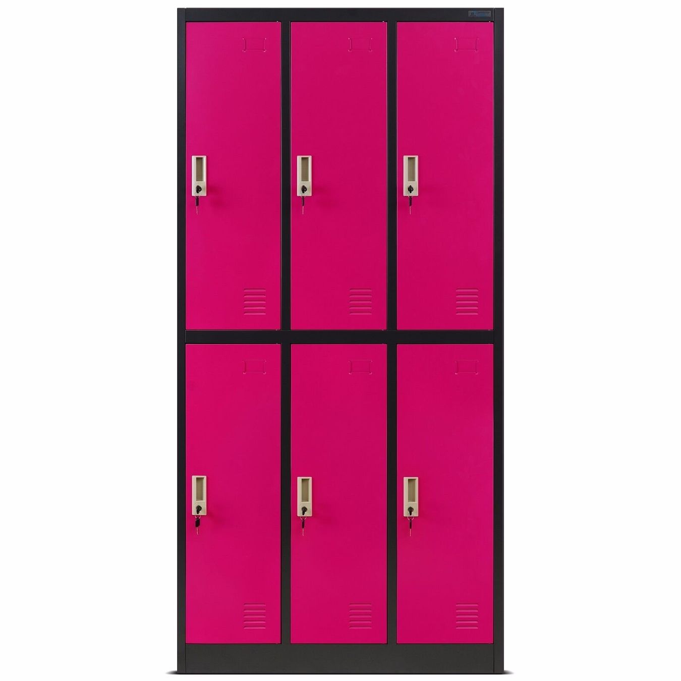 Armadi: Schliessfachschrank 6 Fächer - Anthrazit/Rosa – Nuovo e nell'imballaggio originale da Wallenwil venduto da toesstal-vertrieb 3