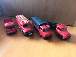 4x LKW Feuerwehr