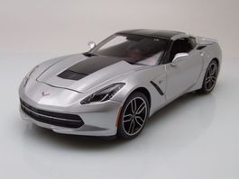 CHEVROLET CORVETTE STINGRAY 2014 SILBER 1:18 MAISTO EXCLUSIV