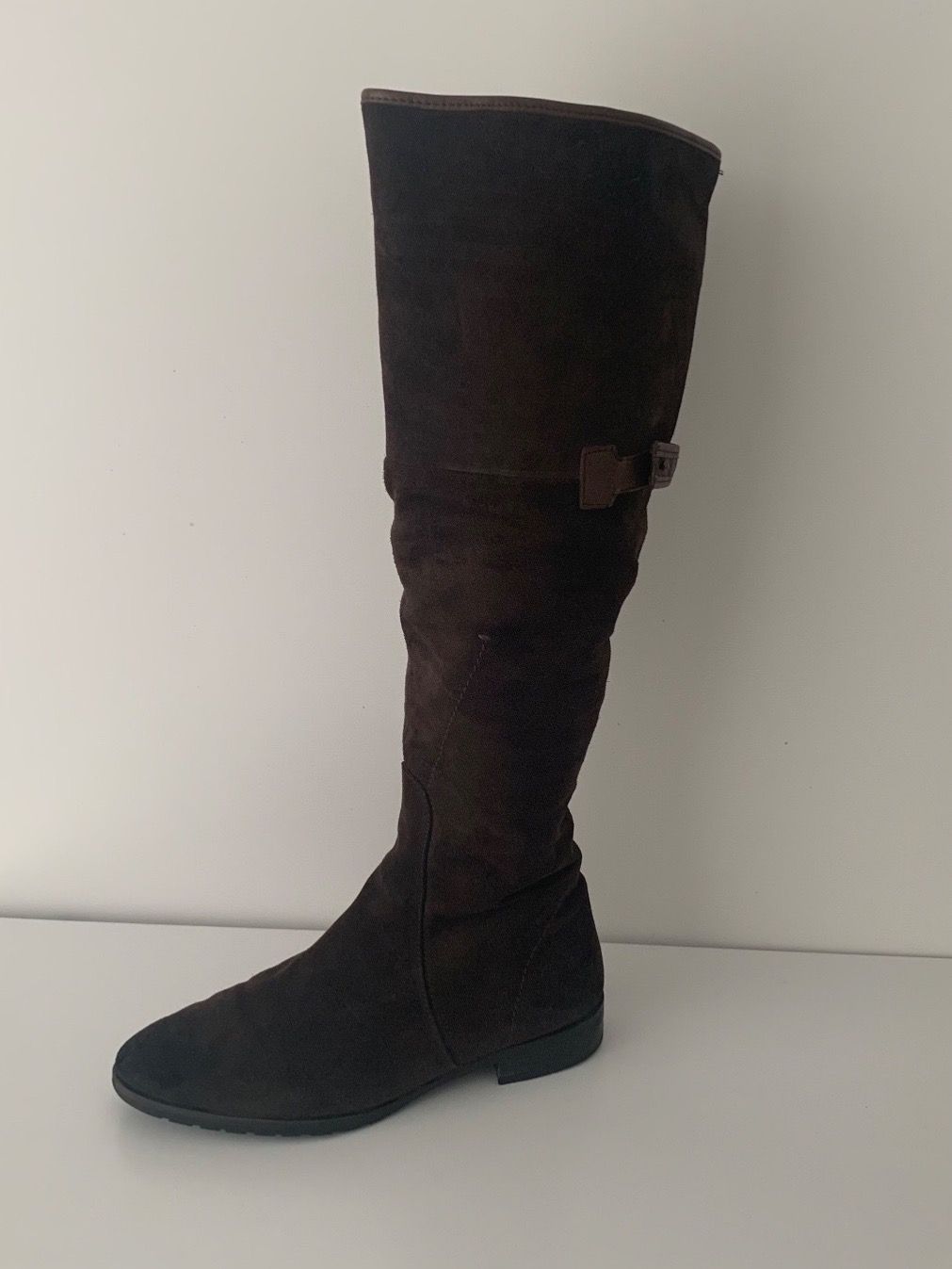 Damenschuhe: Braune Wildleder Overknee-Stiefel Gr. 39 – Gebraucht aus Zumikon von NG1979 2