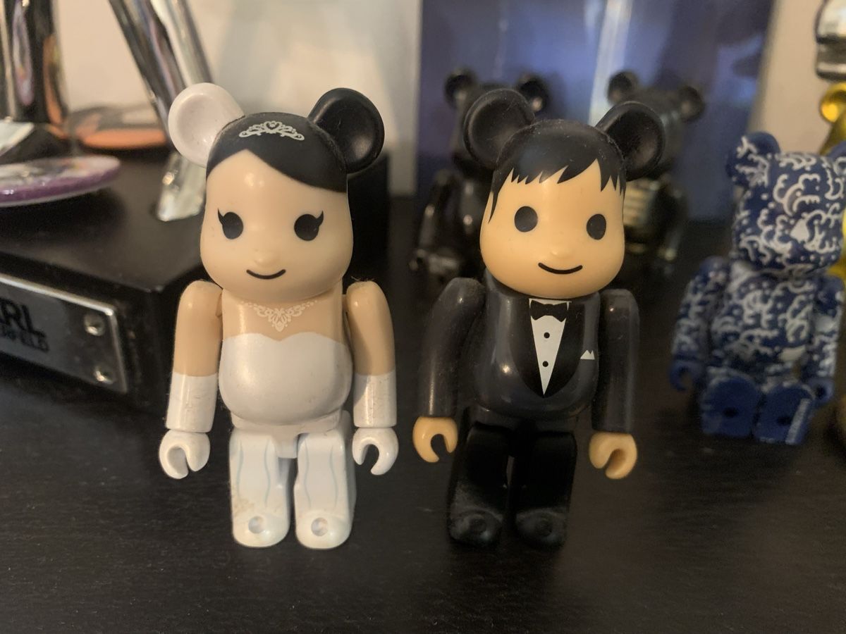 Medicom Toy Statuette: BEARBRICK Groom and Bride 100% – Usato da Genthod venduto da Lou_Jin 1