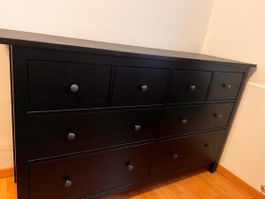 Kommode Hemnes schwarz 7 Schubladen guter Zustand